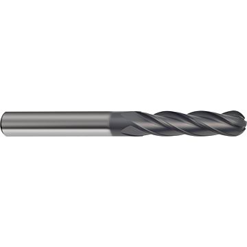 Schaftfräser mit Vollradius (4-Schneider) Schaftfräser mit Vollradius (4-Schneider)