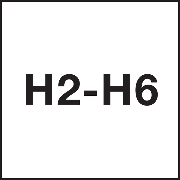 Gewinde Toleranzklasse: H2-H6
