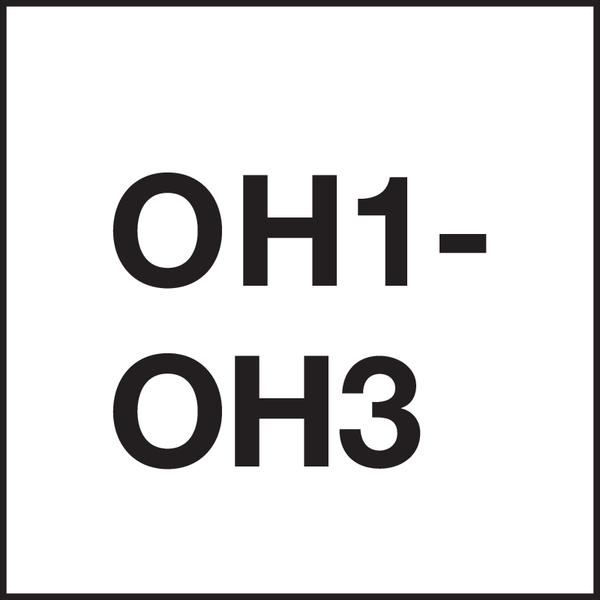 Gewinde Toleranzklasse: OH1-OH3