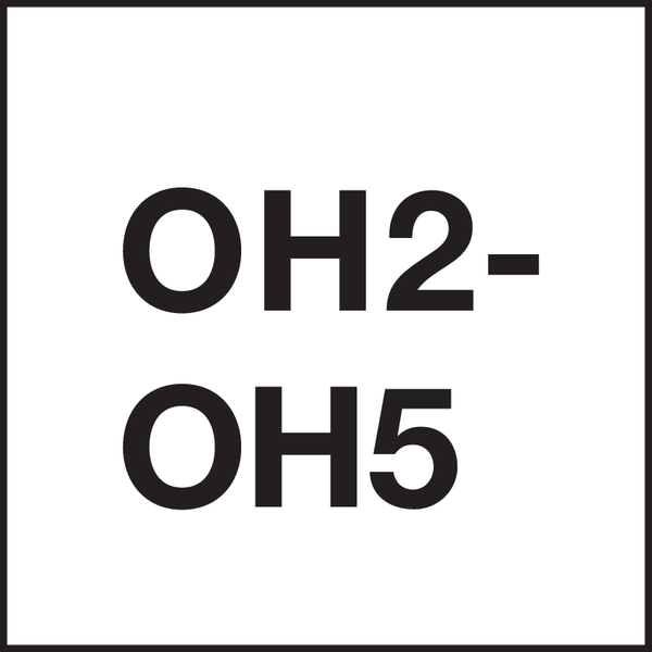 Gewinde Toleranzklasse: OH2-OH5
