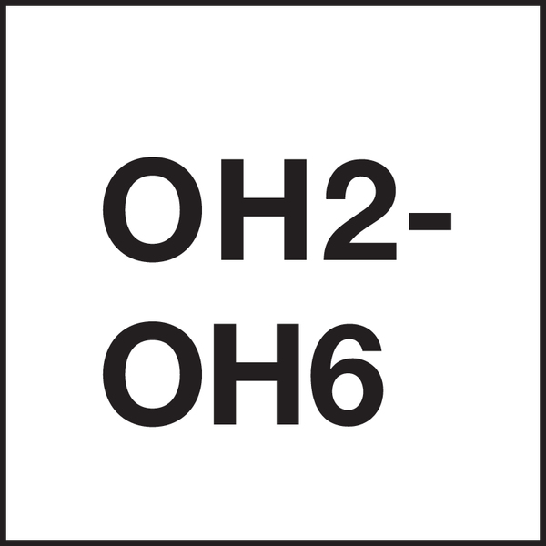Gewinde Toleranzklasse: OH2-OH6